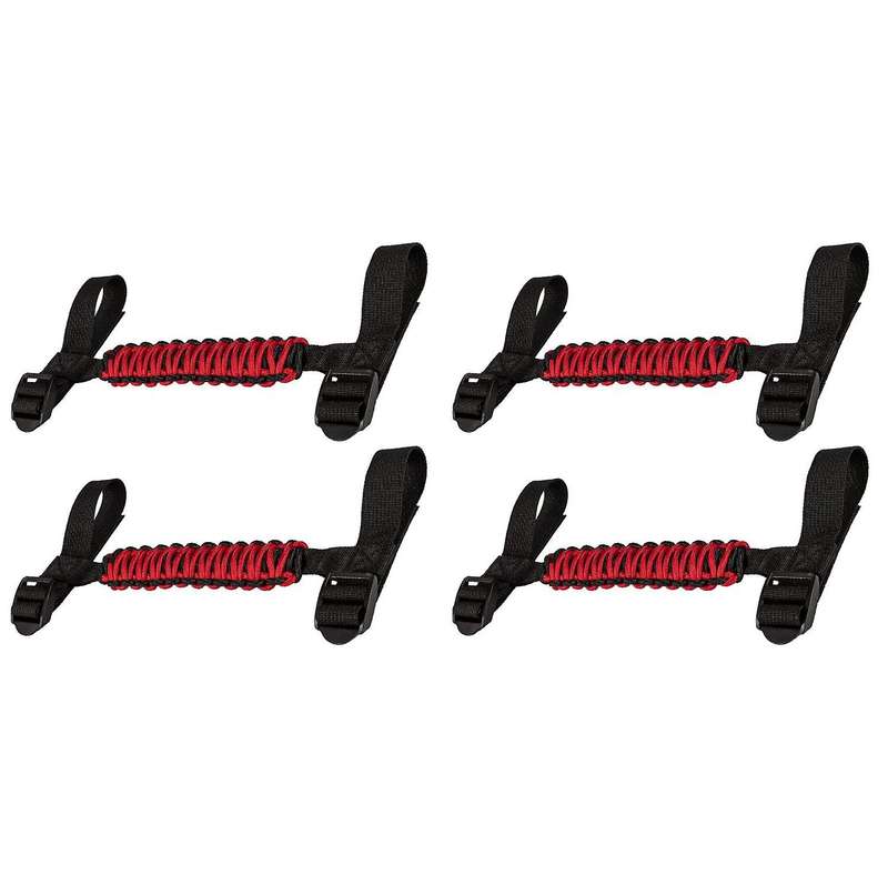 Car Roof Armrest Grab Rope for Jeep Wrangler Cj Yj Tj 1995-2020 Red
