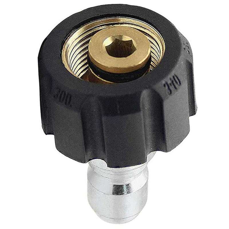 High Pressure Washer Adapter Set Quick Connect Kit, Metric M22-15mm