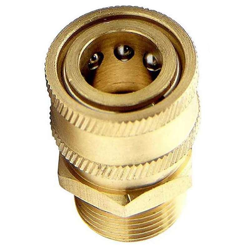 High Pressure Washer Adapter Set Quick Connect Kit, Metric M22-15mm