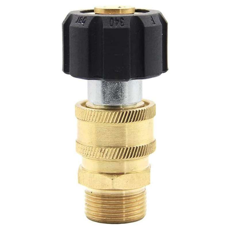 High Pressure Washer Adapter Set Quick Connect Kit, Metric M22-15mm