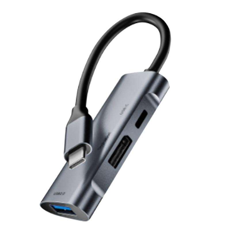 Usb C Hub Type-c Docking Station 3 In 1 4k@60hz Displayport Pd 60w