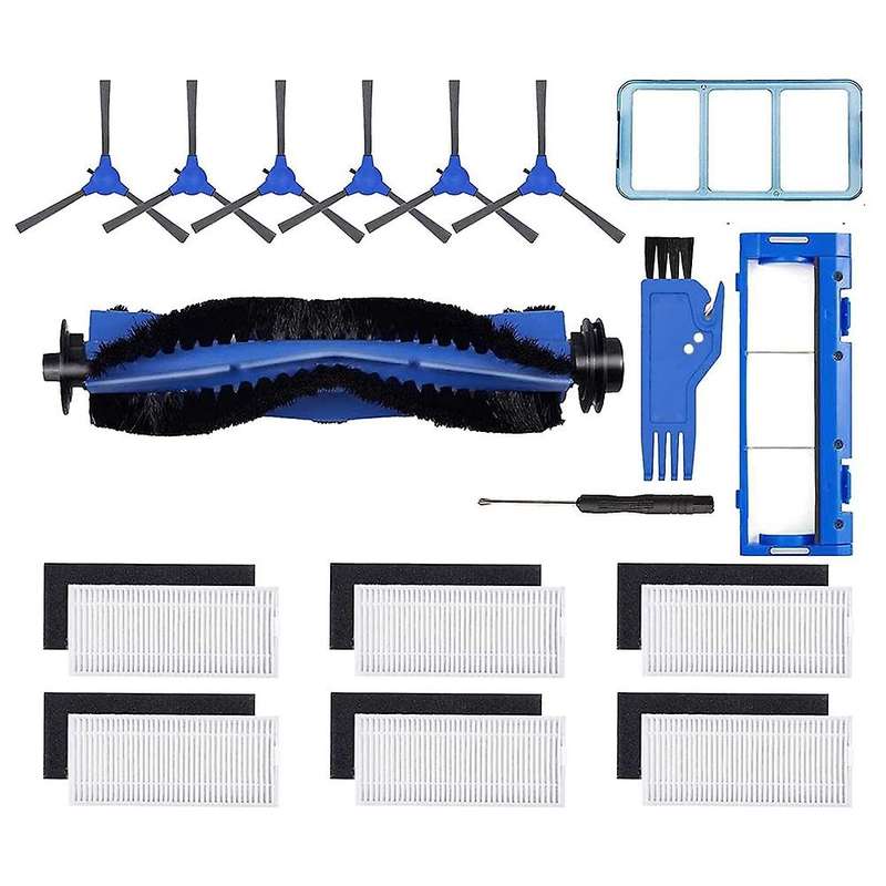 The Main Brush and Side Brush Filter for Eufy Robovac 11s,15c,30,30c