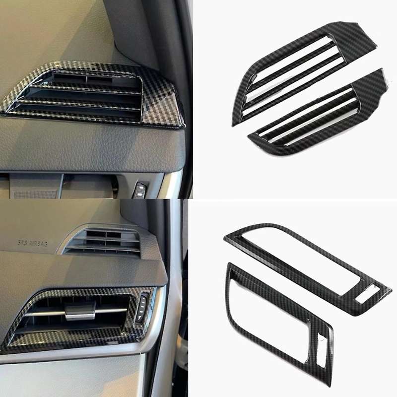 For Toyota Sienna 2021 2022 Carbon Fiber Car Dashboard Air Outlet