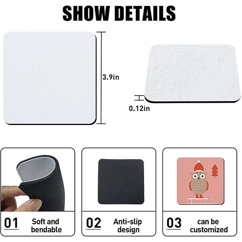 30pcs Sublimation Coasters Blanks Products