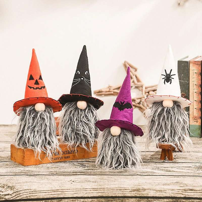 Halloween Peaked Forest Man Dwarf Standing Doll Holiday Decorations
