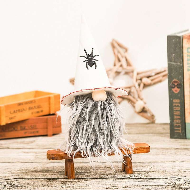 Halloween Peaked Forest Man Dwarf Standing Doll Holiday Decorations