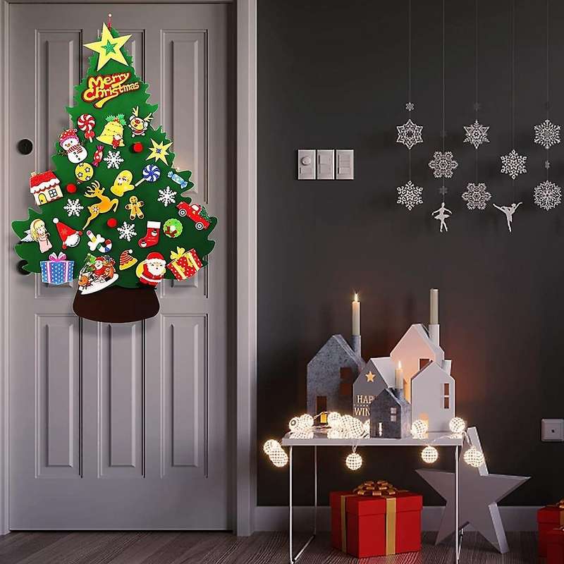 Felt Christmas Tree for Toddlers,diy Kids Christmas Tree Decorations