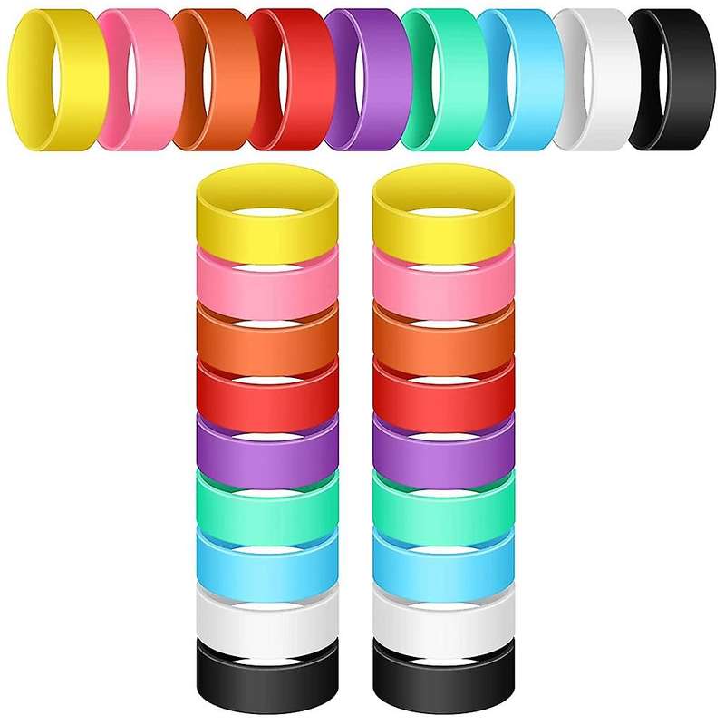 27 Pcs Silicone Bands for Sublimation Elastic Sublimation Paper