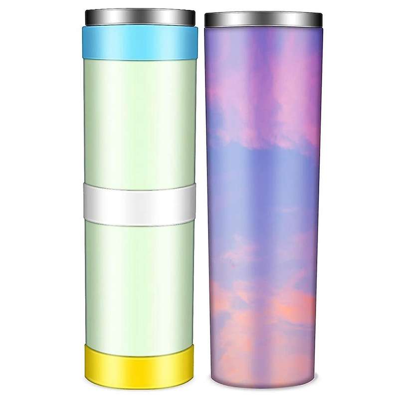 27 Pcs Silicone Bands for Sublimation Elastic Sublimation Paper