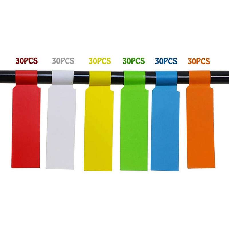 1080pcs/18 Sheets Cable Labels Tags Self Adhesive Waterproof Labels