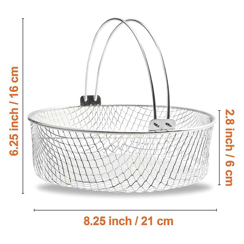 Air Fryer Basket for Ninja Foodi 6.5 8qt Air Fryer Basket with Handle