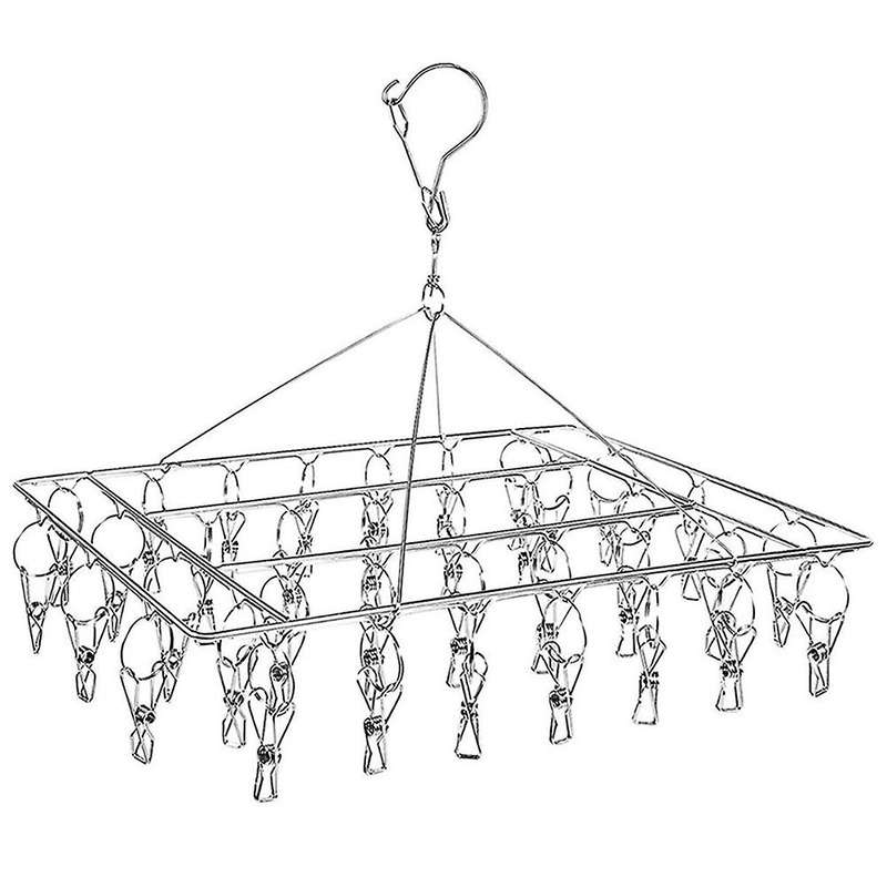 Sock Drying Racks Laundry Drip Hanger Rectangle with 30pcs Pegs