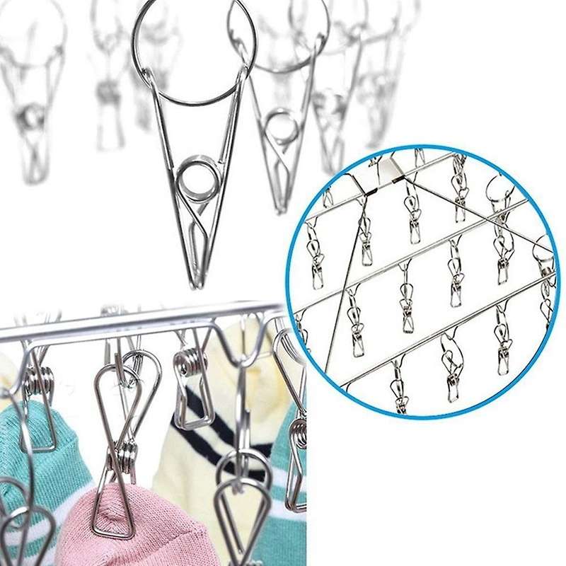 Sock Drying Racks Laundry Drip Hanger Rectangle with 30pcs Pegs
