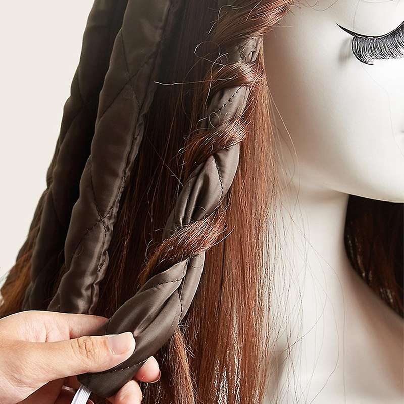 Lazy Hair Curler Heatless Curling Rod No Heat Curls Ribbon