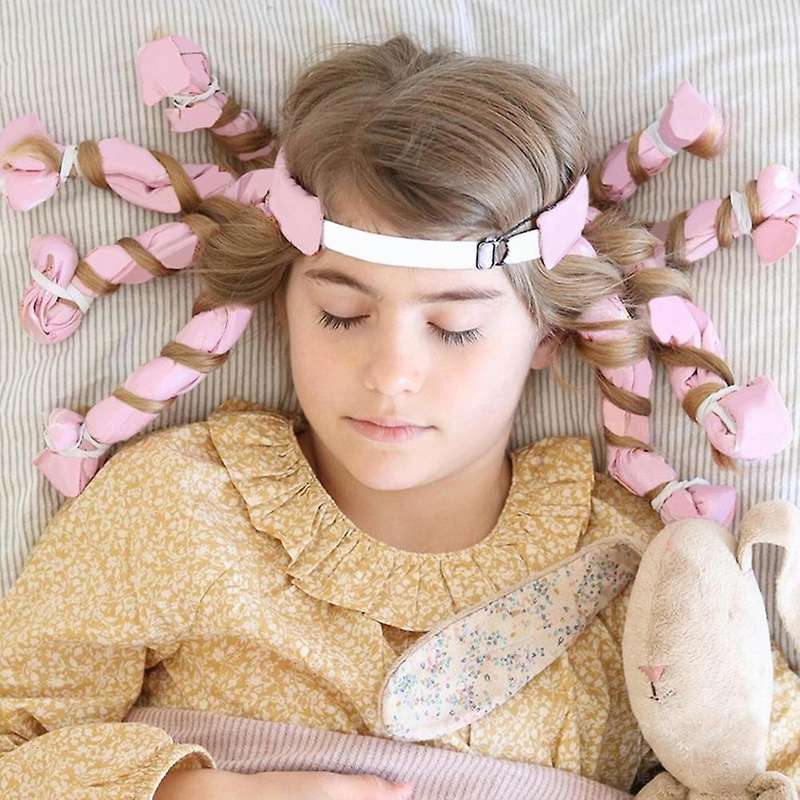 Lazy Hair Curler Heatless Curling Rod No Heat Curls Ribbon