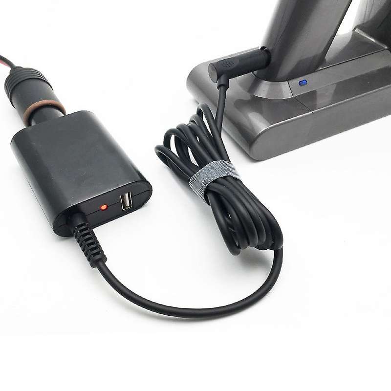 26.1v Car Charger Power Adapter for Dyson V6 V7 1.8m Car Charger
