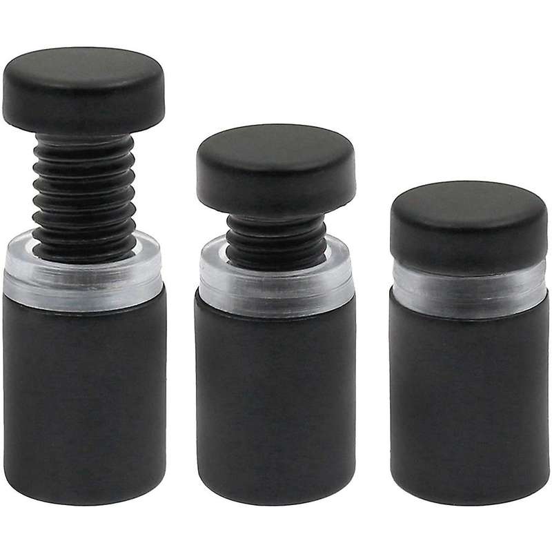 24pcs Standoff Screws, Wall Sign Standoff Mounting for Hanging, Black