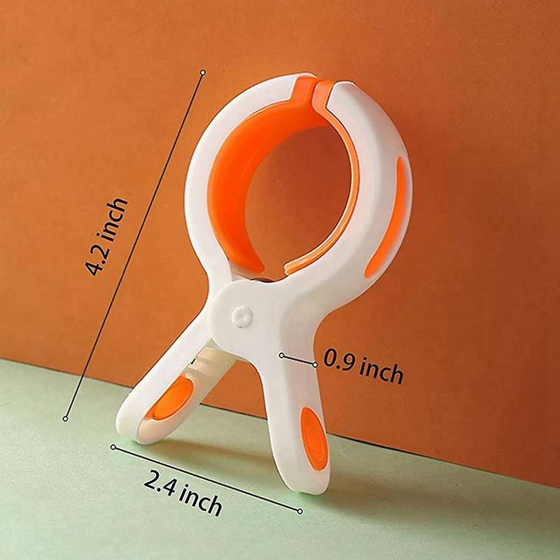 12 Pcs Beach Towel Clips for Beach Chair Pool Chair, Plastic Clip