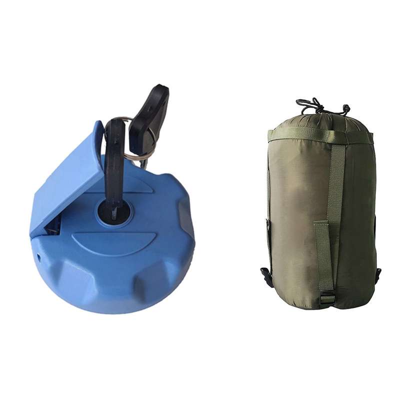Sleeping Bag Compression Sack Pouch Camping Equipment Army Green