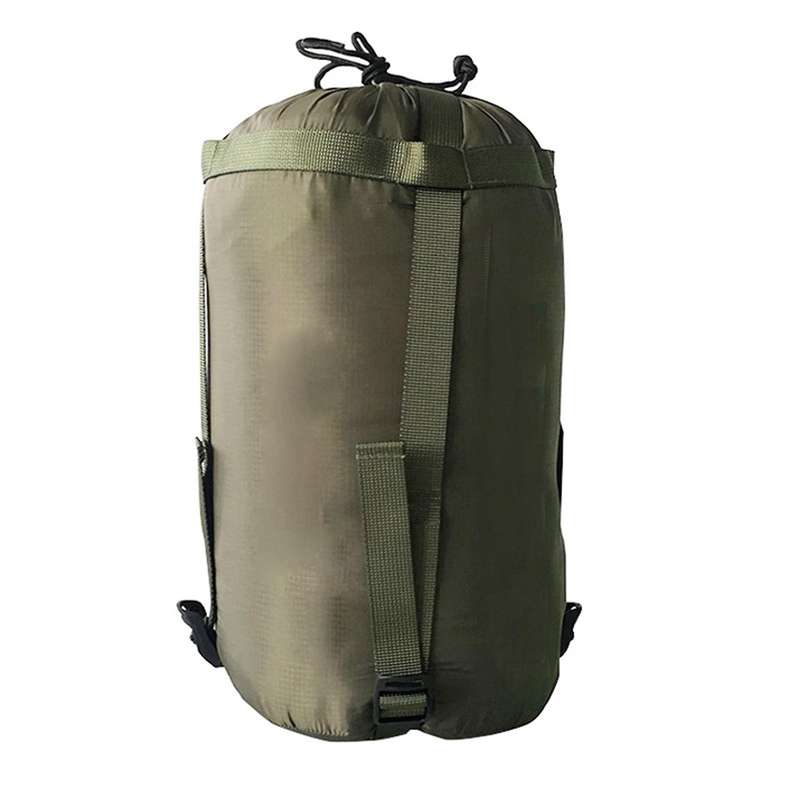 Sleeping Bag Compression Sack Pouch Camping Equipment Army Green