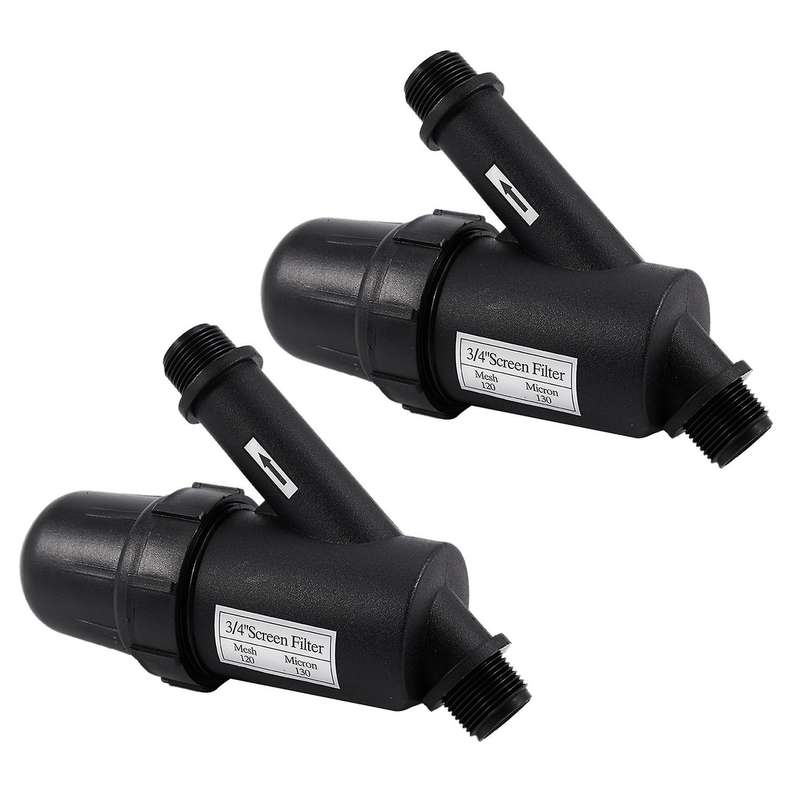 2 Pcs Garden Watering Net Filter Screen Sprayer 3/4 Inch Tools