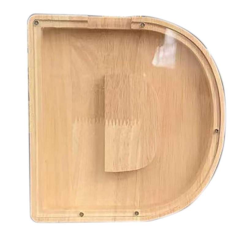 Wooden Piggy Bank Personalized Letters Coin Bank Wooden Money Box - D