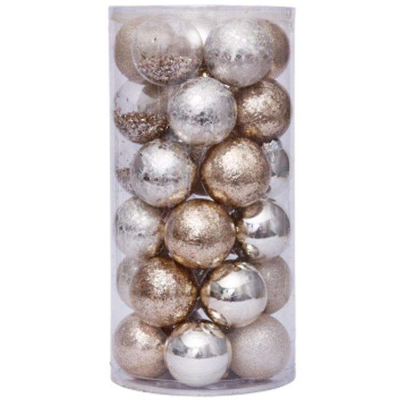 30pcs Christmas Decorations for Tree Ball Palline Christmas Pendant