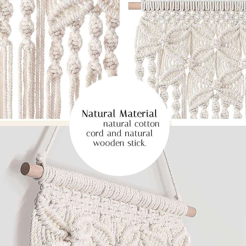 Macrame Wall Hanging Tapestry Woven Wall Decor Boho Wall Art Chic