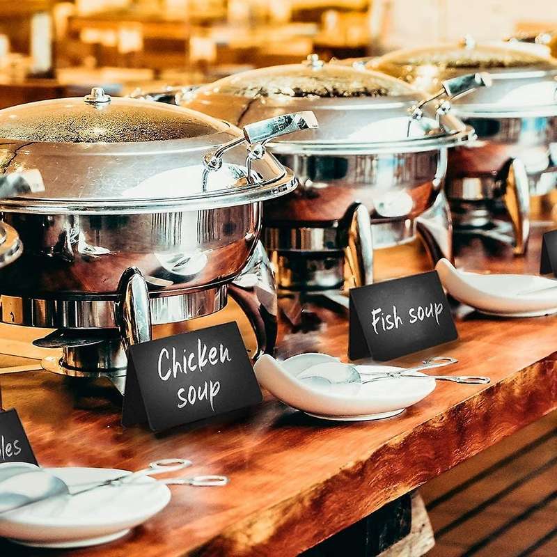 10 Pack Mini Chalkboard Signs 4 X3inch for Food - Party -buffet B