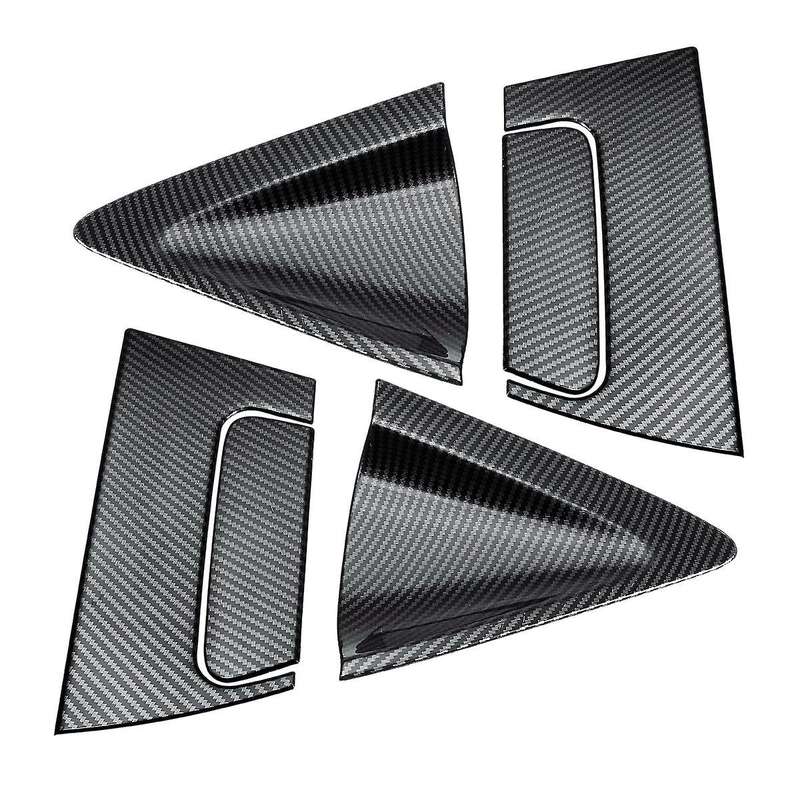 Car Carbon Fiber Side Rear Door Handle Cover for Honda Hr-v Hrv 16-18
