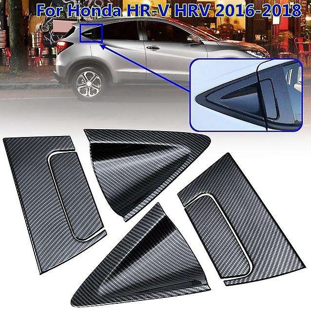 Car Carbon Fiber Side Rear Door Handle Cover for Honda Hr-v Hrv 16-18