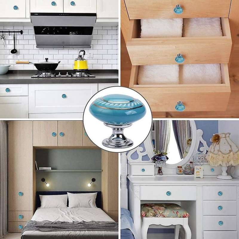 10 Pcs Cabinet Vintage Pull Handle for Cupboard, Drawer, Wardrobe