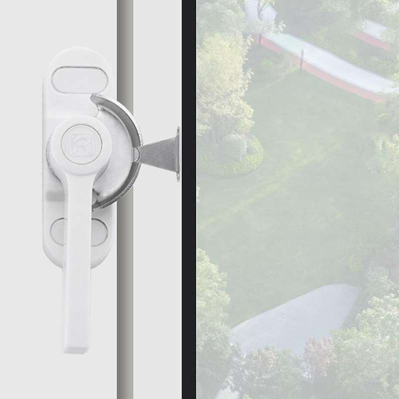 Sliding Door and Window Sash Safety Lock Type Two-way Lock, (white)