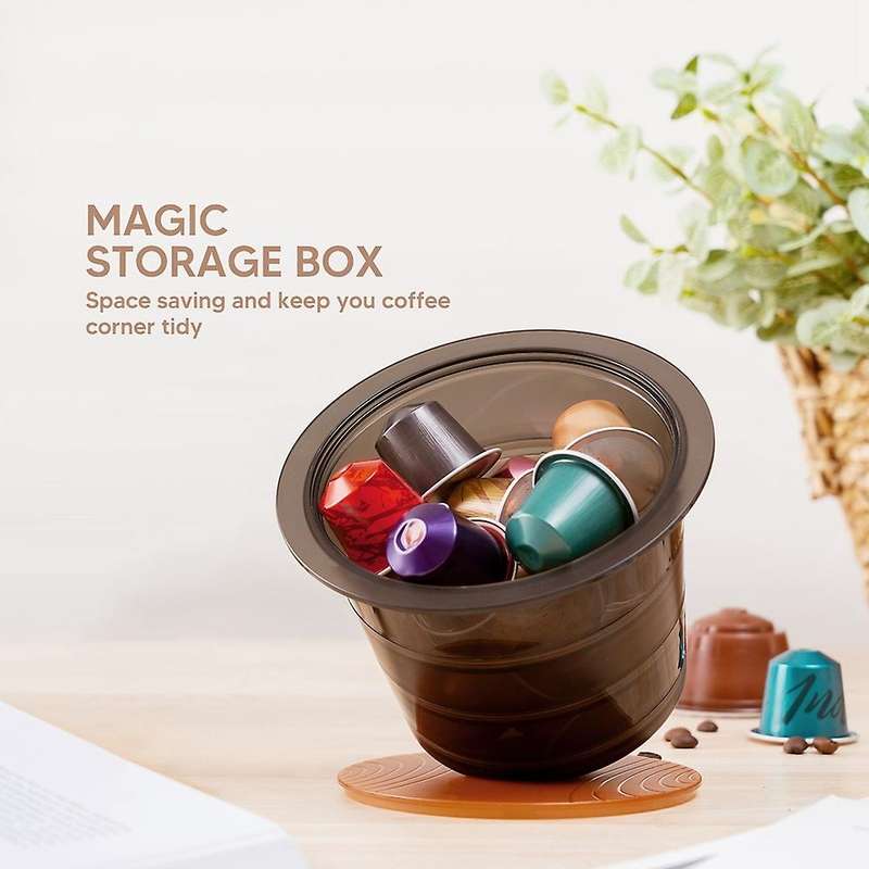 Capsule Holder Coffee Capsule Coffee Sugar Acrylic Storage Container