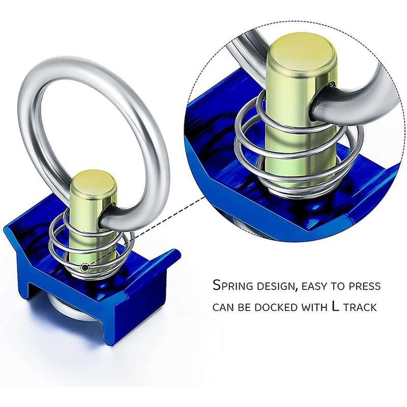 6pcs Single Stud Fitting for Airline Track Logistic Installation