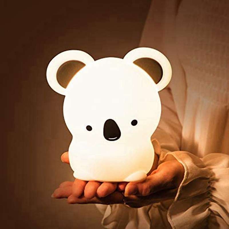 Koala Led Night Light Colorful Silicone Touch Sensor Remote