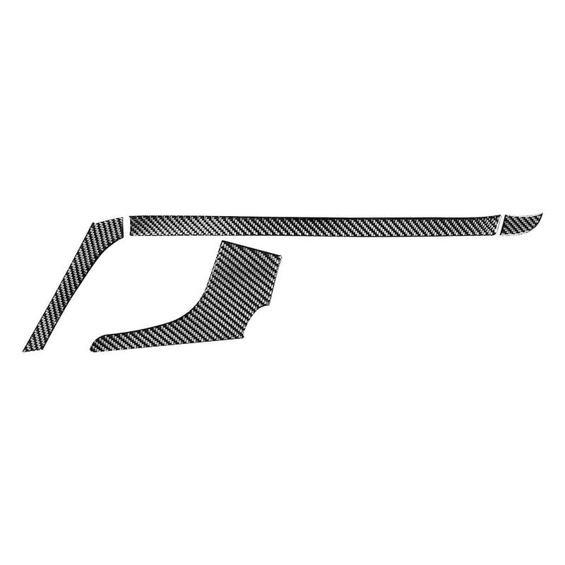 Center Control Dashboard Decorative Stickers Panel Trim Carbon Fiber