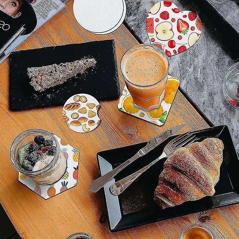 Sublimation Blank Coasters Heat Transfer Rubber for Diy Crafts