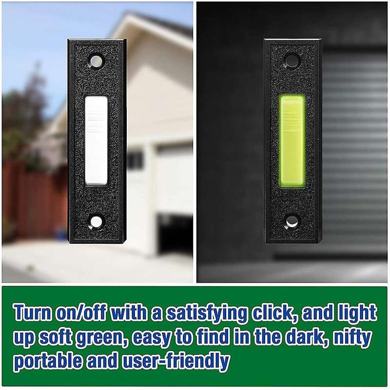 4pcs Universal Garage Door Opener Switch Finish with White Center
