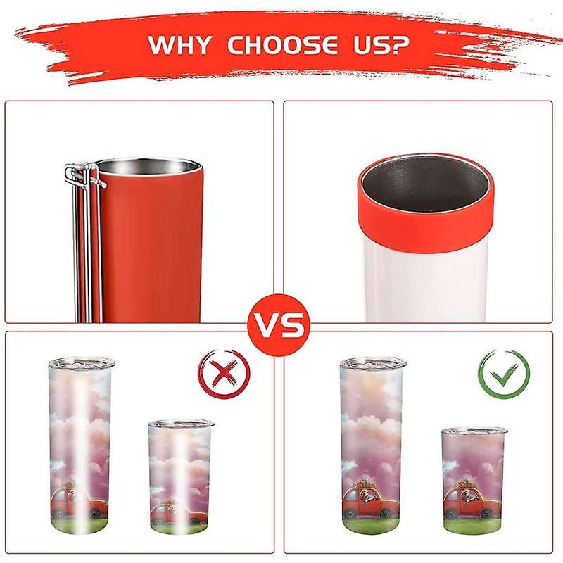 Sublimation Blanks Tumblers Silicone Strap Kit