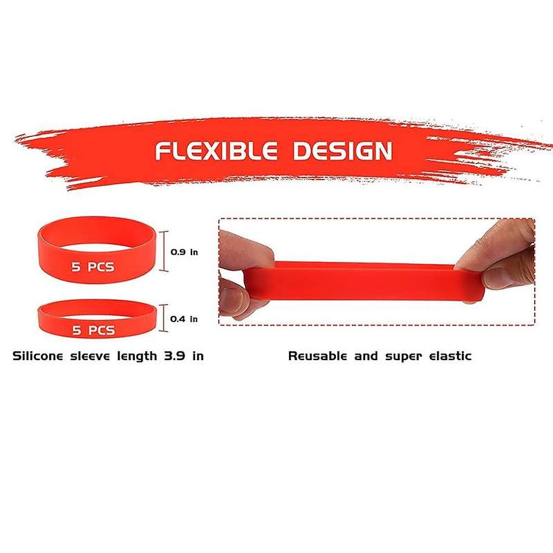 Sublimation Blanks Tumblers Silicone Strap Kit