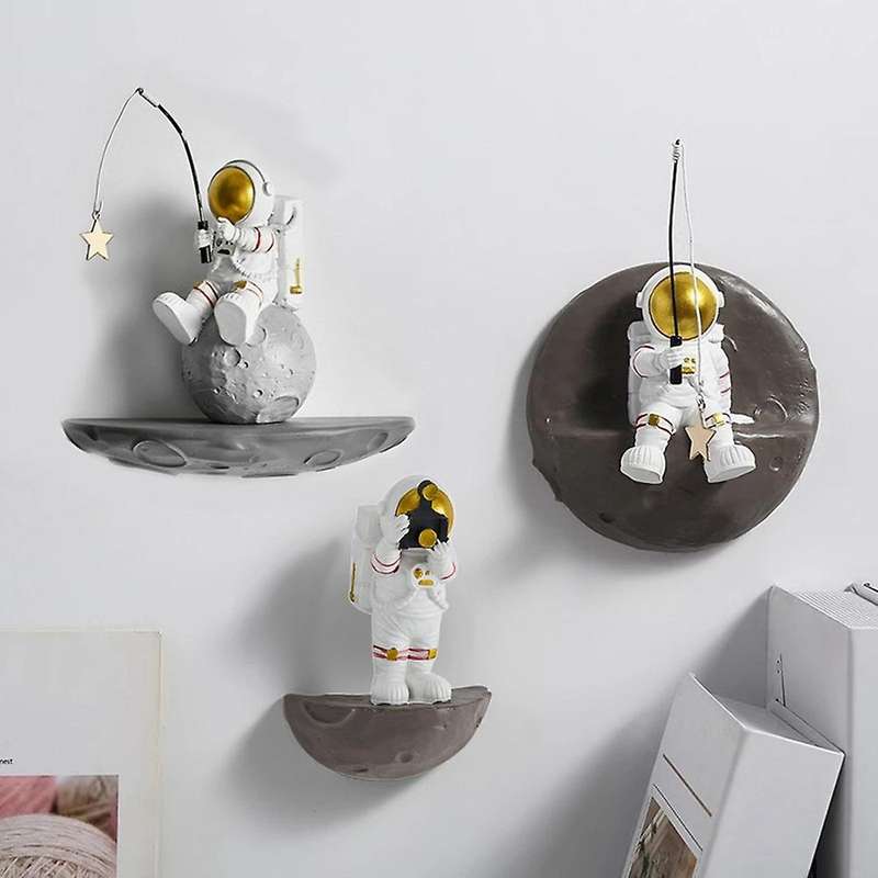 Nordic Wall Decoration Astronaut Resin Wall Shelves Astronaut B