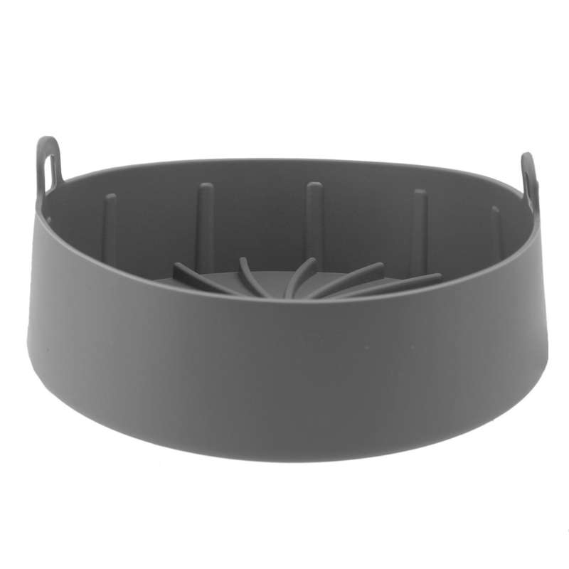 Air Fryer Silicone Pot-replacement for Paper Liners, Gray