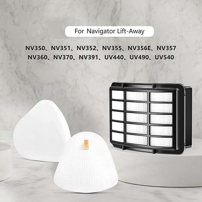 Filters for Shark Vacuum Navigator Lift Away Zu503amz, Hepa Filter