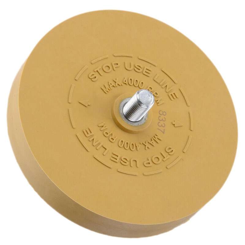 Heavy Duty Pinstripe Car Decal Rubber Wheel Pad Sticker Removal Tool