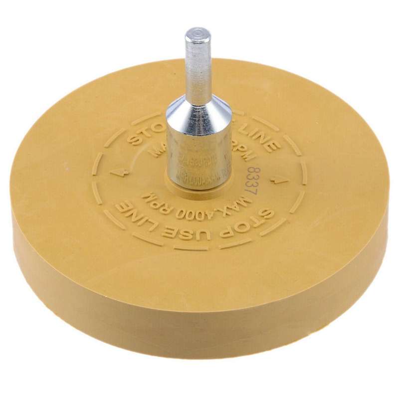 Heavy Duty Pinstripe Car Decal Rubber Wheel Pad Sticker Removal Tool
