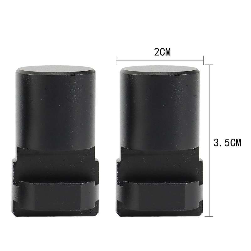 2 Pack Planing Stop Bench Dogs Clamp for T-track Woodworking Diy