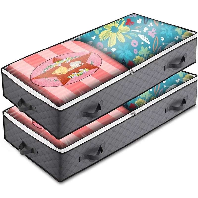 Under Bed Storage Bags Large Capacity Breathable Non-woven
