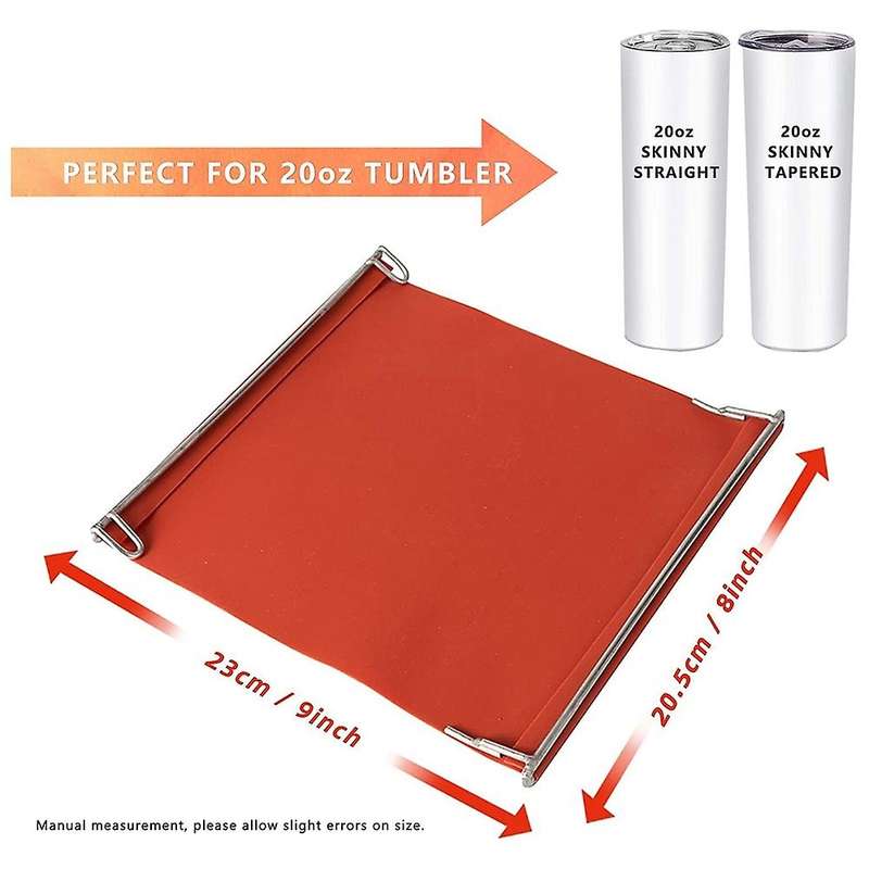 Silicone Wrap for Sublimation Tumblers 20oz for Clamp Fixture A