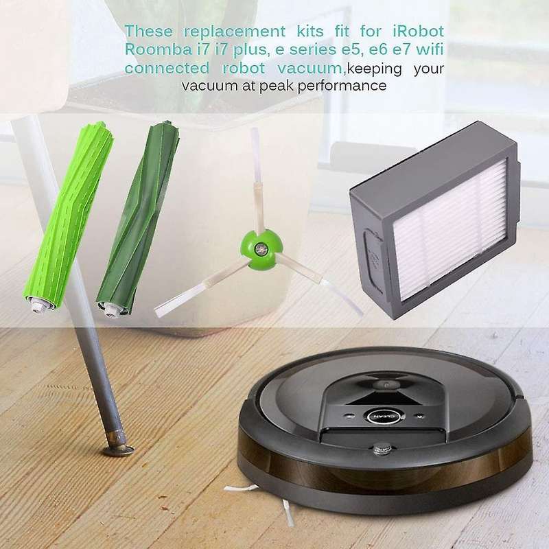 Hepa Filters Side Brushes Roller Brushes Replacement for Irobot